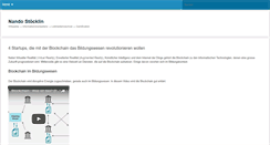 Desktop Screenshot of nandostoecklin.ch