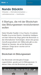 Mobile Screenshot of nandostoecklin.ch